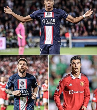Top 10 cầu thủ có thu nhập cao nhất 2022 Messi và Ronadol thua ai